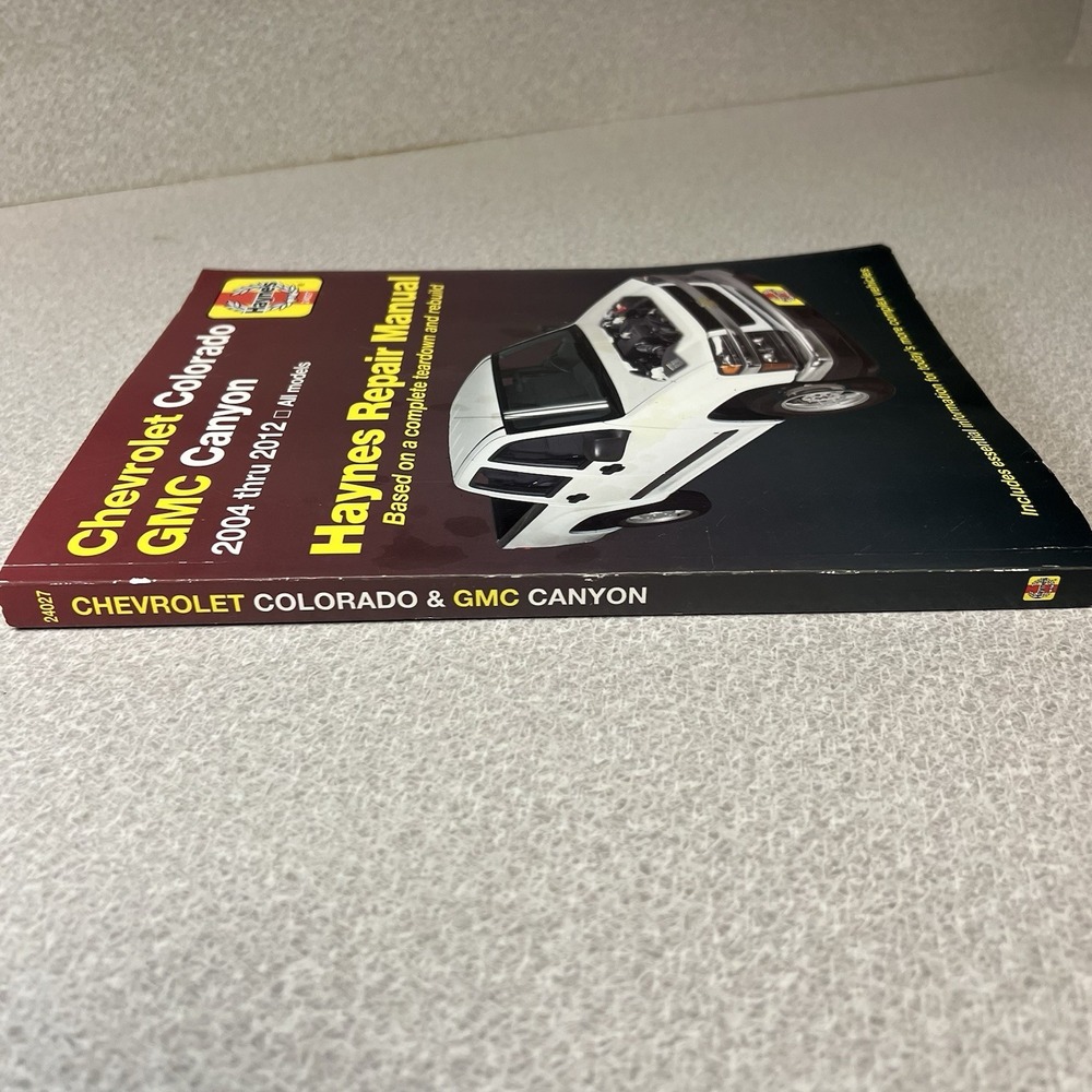 PRINTED BOOK 04-12 Chevy Colorado GMC Canyon Haynes Repair Service Manual - Picture 3 of 9